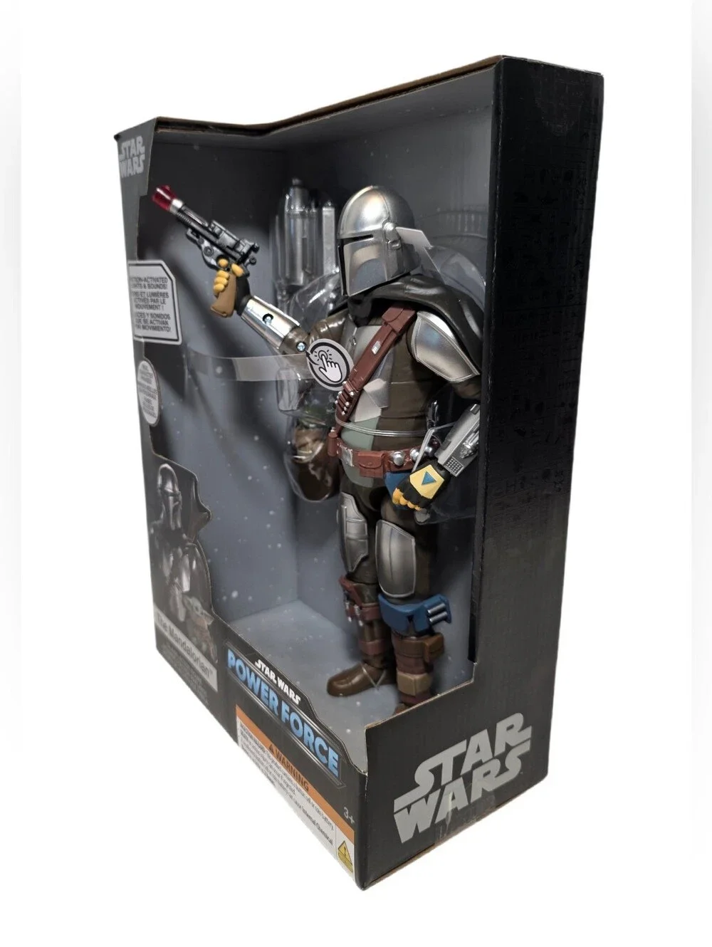 Disney Star Wars Power Force THE MANDALORIAN GROGU Talking Action Figure - NIB